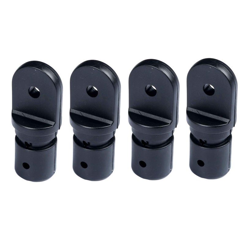 MX 1 inch Bimini Top Fitting Hardware Eye End Cap 4pcs (Inside for 1â€ Round Tube) - Image 1